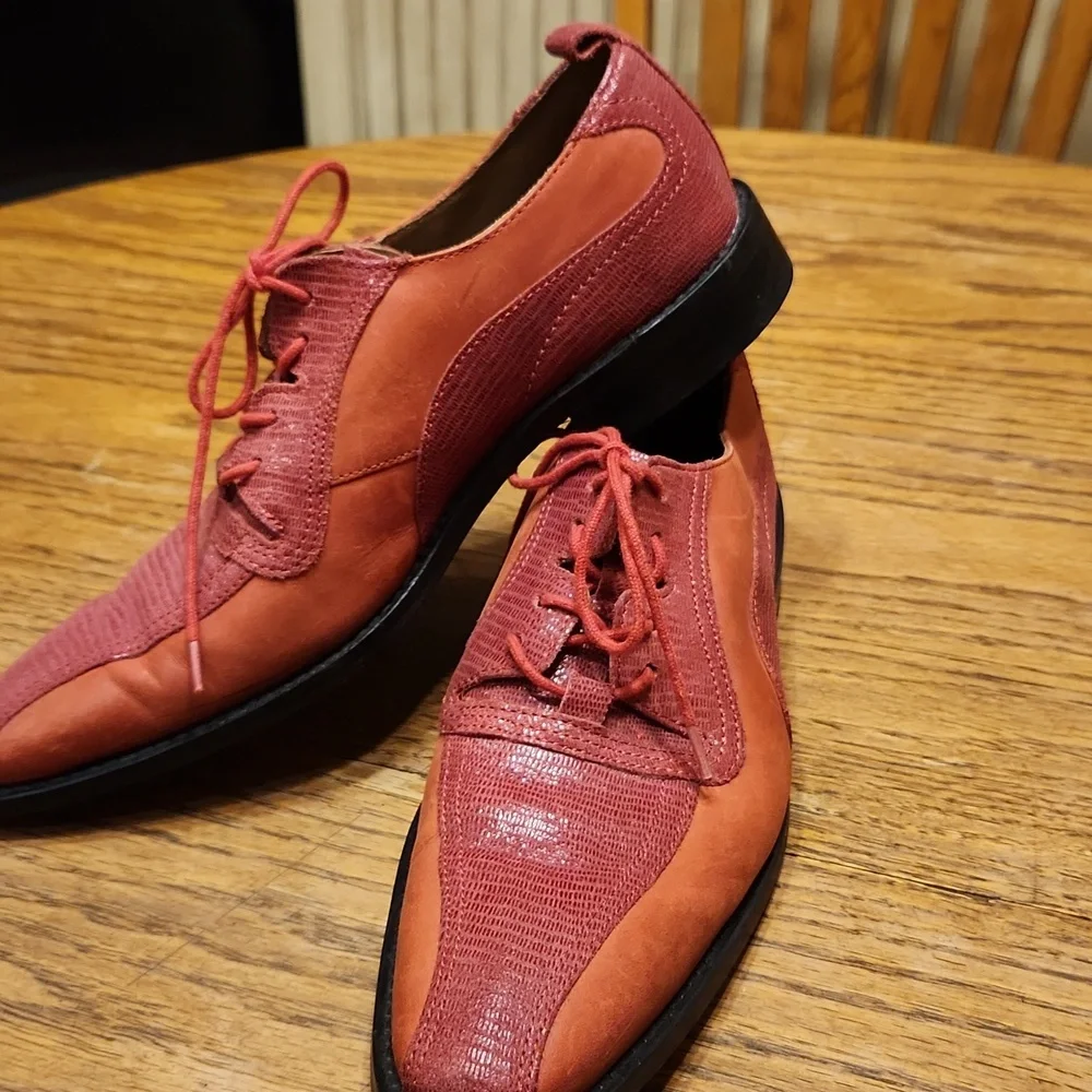 Giorgio Brutini Salmon Oxfords Size 7M
